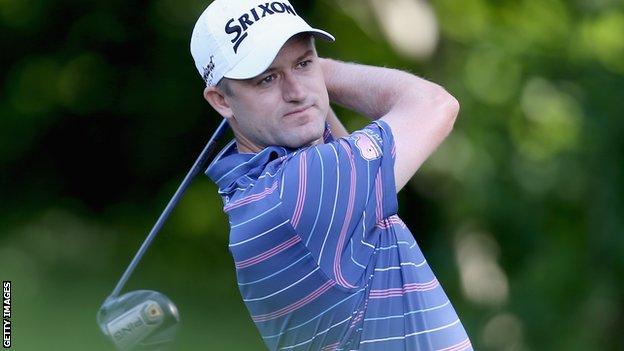 Russell Knox plays a shot at the recent Travelers Championship