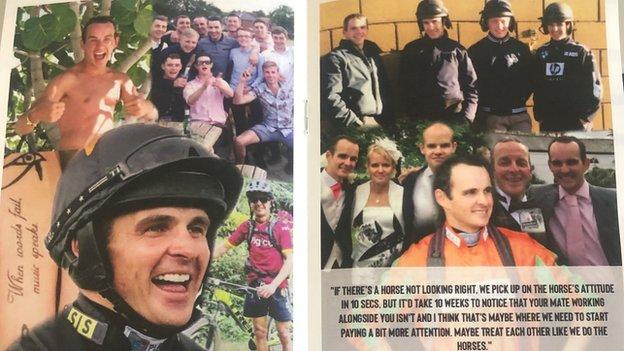 Tribute to Liam Treadwell in the Worcester racecard