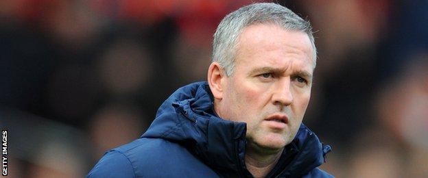 Blackburn Rovers manager Paul Lambert