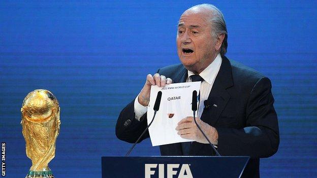 Qatar revealed as 2022 World Cup hosts