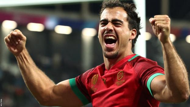 Portugal celebrate victory over Fiji