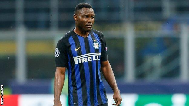 Inter Milan and Ghana's Kwadwo Asamoah