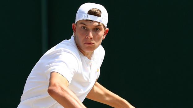 Wimbledon: Jack Draper, 16, into boys' final after epic four-hour contest - BBC Sport