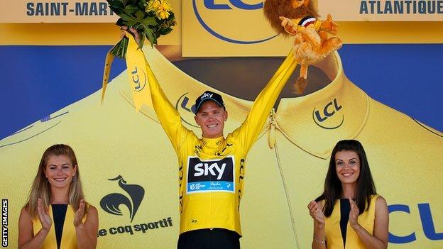 Chris Froome wins stage ten of the Tour de France