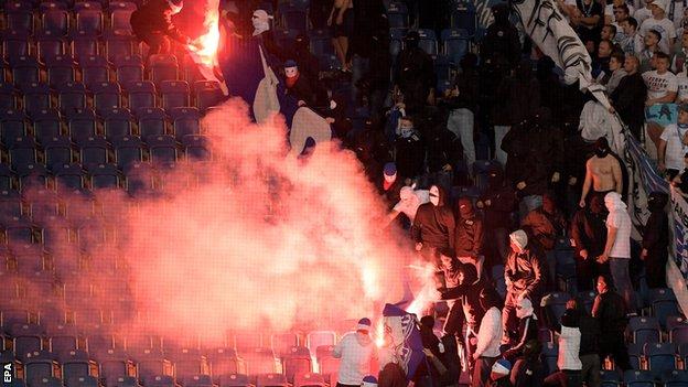 Hertha fans