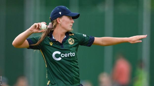 Ireland's Orla Prendergast was the Player of the Games in the T20 win over Zimbabwe