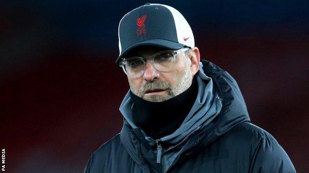 Liverpool yöneticisi Jurgen Klopp