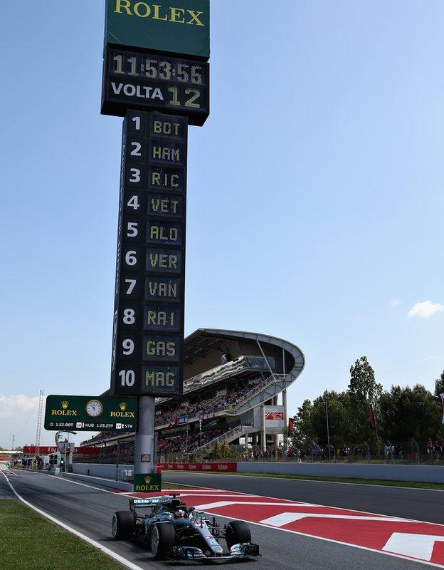 Lewis Hamilton of Mercedes