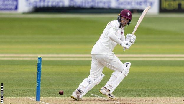 Luke Procter's 113 came off 271 balls and he lasted just three minutes shy of six hours at the crease.