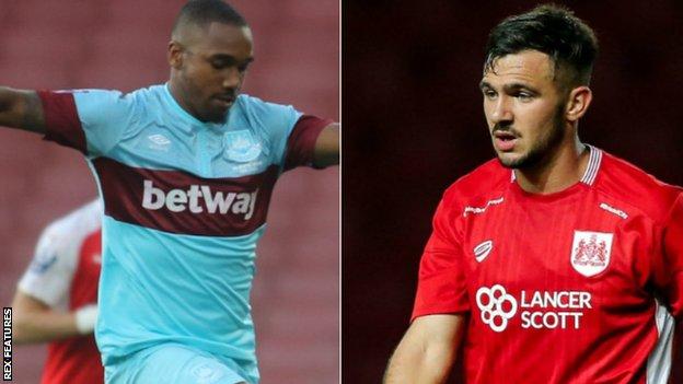 Diego De Girolamo And Emmanuel Onariase Cheltenham Town Sign Duo On Loan Bbc Sport