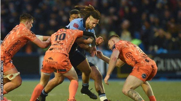 Wales back-rower Josh Navidi has made 173 appearances for Cardiff Blues