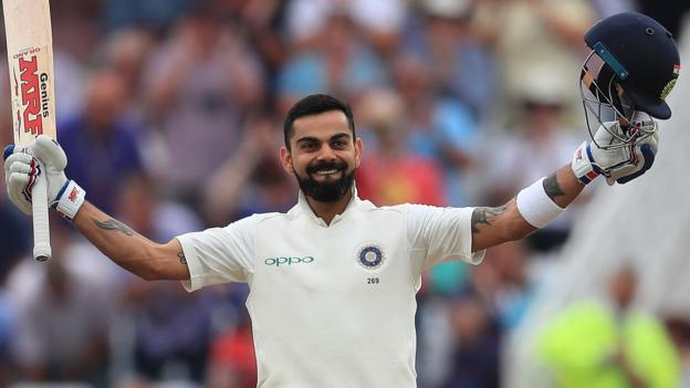 England v India: Virat Kohli's century puts tourists in control at ...