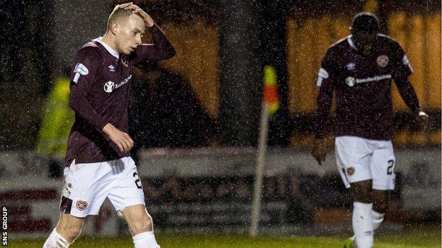 Hearts are currently four points adrift at the foot of the Scottish Premiership
