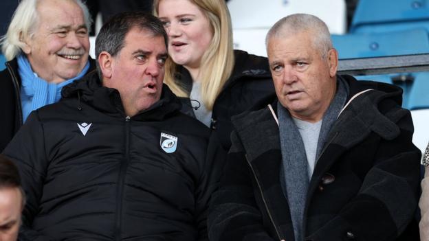 Warren Gatland at Arms Park