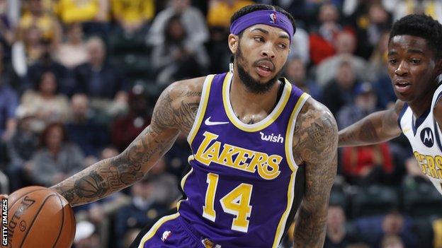Los Angeles Lakers small forward Brandon Ingram