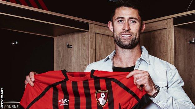 Gary Cahill completes move to Bournemouth