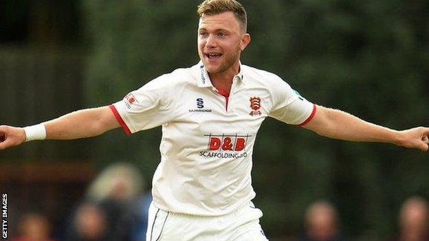Sam Cook took 32 wickets in nine matches in 2019 as Essex won the County Championship for the second time in three years