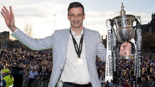 Jack Ross won the Championship title with St Mirren
