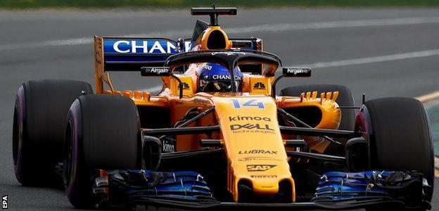 McLaren F1 driver Fernando Alonso