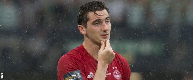 Aberdeen's Kenny McLean is left disappointed in the Scottish Cup final