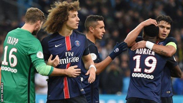 Paris St-Germain celebrate