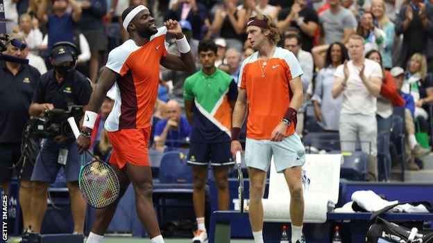 Frances Tiafoe ͧ˹ Andrey Rublev