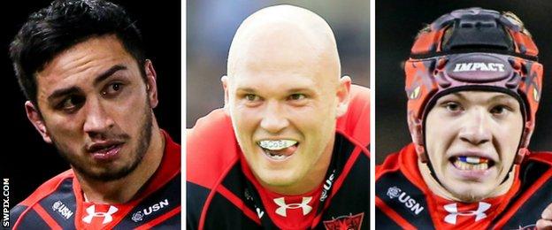 Harrison Hansen, Cory Paterson and Theo Fages