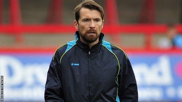 Matt Gardiner was promoted to be joint-manager at Worcester City with Carl Heeley this season
