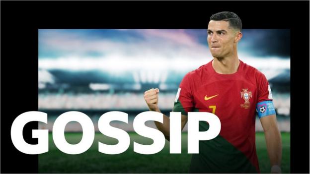 Cristiano Ronaldo gossip graphic