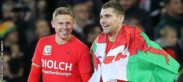 Simon Church and Sam Vokes