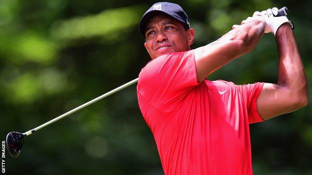 14-time major winner Tiger Woods