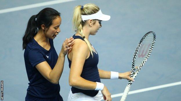 Anne Keothavong and Katie Boulter