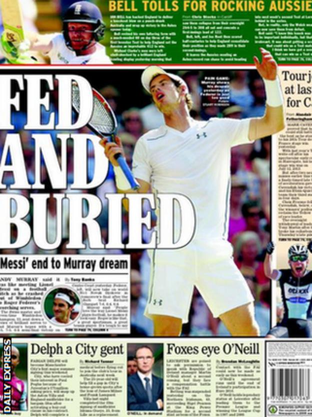 Daily Express backpage