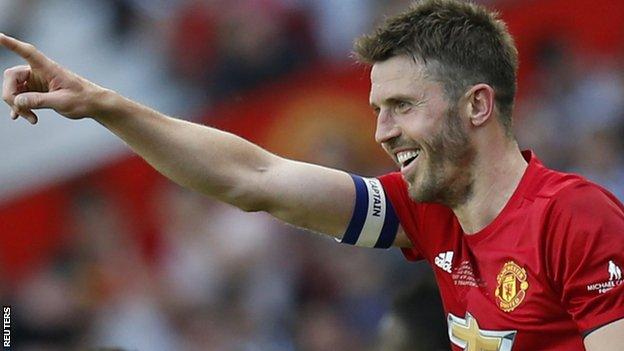 Carrick had his testimonial at Manchester United in June