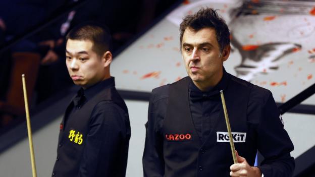 World Snooker Championship 2023: Ronnie O'Sullivan beats Pang Junxu in  first round - BBC Sport