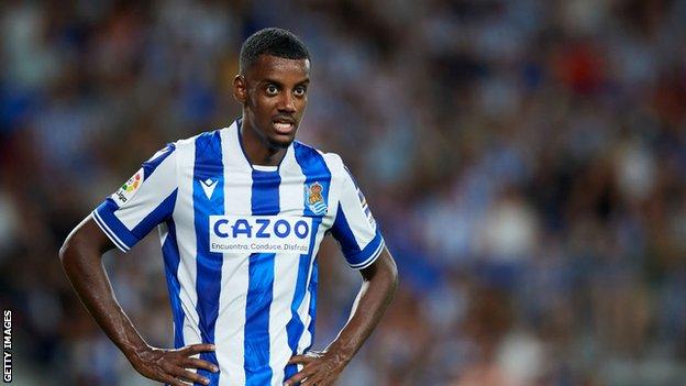 Real Sociedad striker Alexander Isak