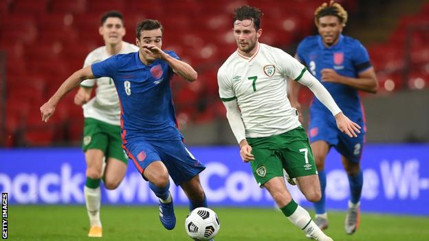 Alan Browne, Perşembe günü İngiltere ile İrlanda Cumhuriyeti adına forma giyiyor.