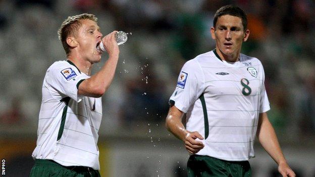 Damien Duff and Keith Andrews