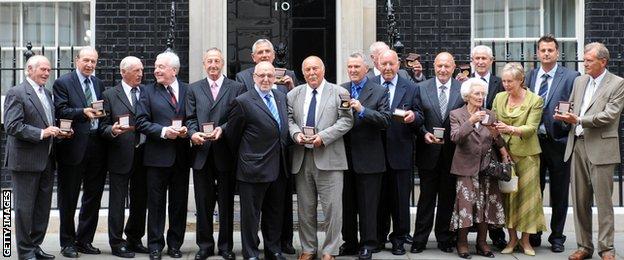In 2009 Greaves received a medal for being part of the 1966 World Cup-winning team - only the playing 11 were awarded them at the time