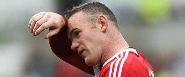 Man Utd striker Wayne Rooney