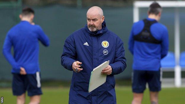 Scotland head coach Steve Clarke still has "one or two" selection conundrums for the Belgrade showdown
