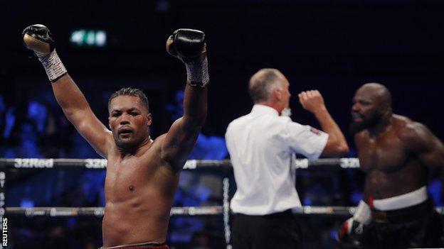 Joe Joyce and Carlos Takam