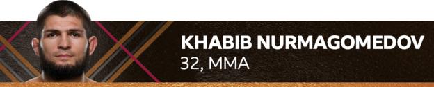 Khabib Nurmagomedov, 32, MMA