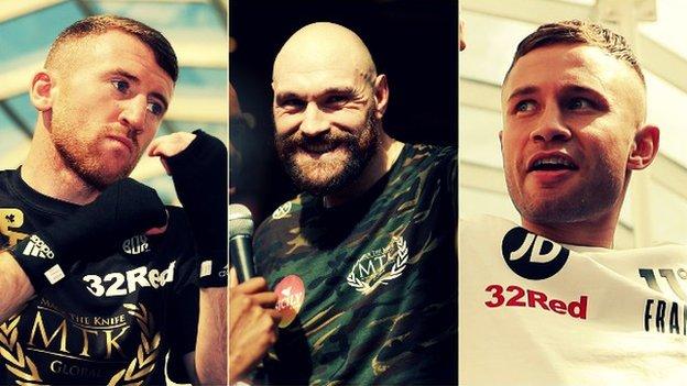 Paddy Barnes, Tyson Fury and Carl Frampton will all feature in BBC Radio 5 live's commentary