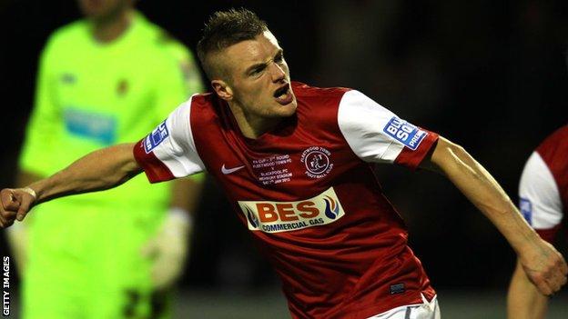 Jamie Vardy was signed by Micky Mellon for Fleetwood Town in 2011