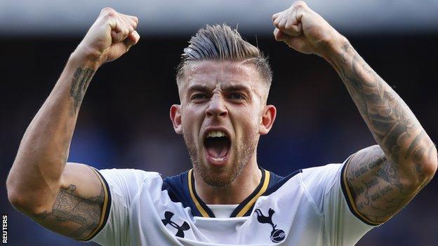 Tottenham centre-back Toby Alderweireld