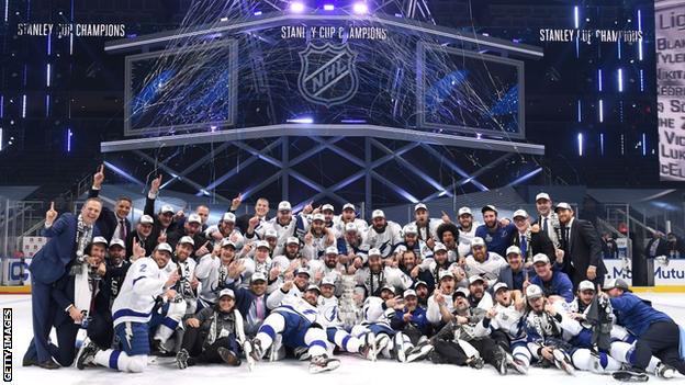 Bubble hockey champions: Tampa Bay Lightning win the Stanley Cup