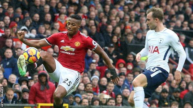 Manchester United defender Antonio Valencia