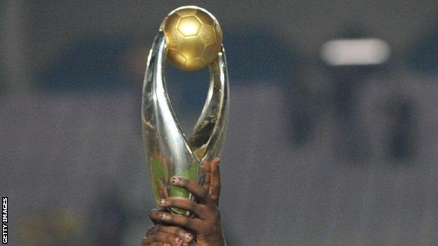 African Champions League trophy