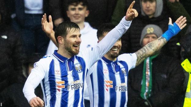 Kilmarnock's Matty Kennedy and Danny Armstrong celebrate